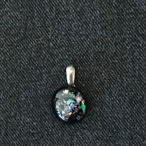 Handmade fusion glass pendant